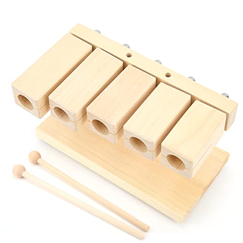 Bloques de Ritmo de Madera Jovenn, Sonido Nítido Claro de - Imagen 9