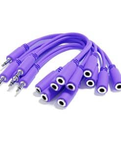 ExcelValley - 5-Pack - Cables de divisor Y mono - TS 3.5mm