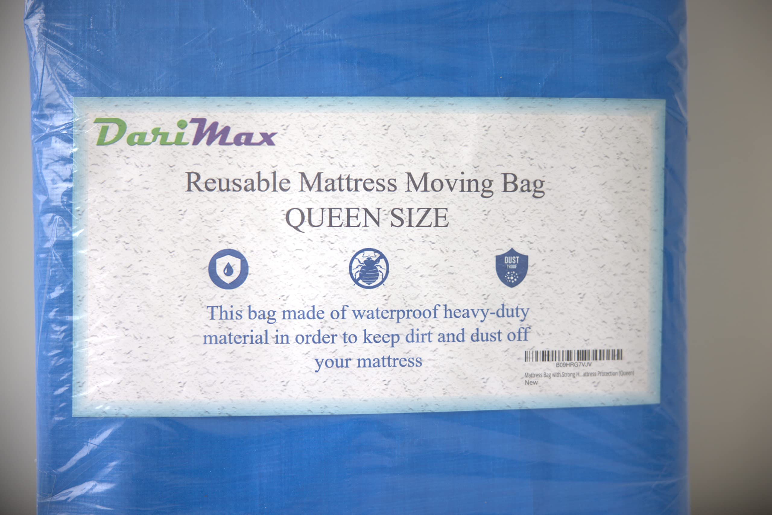 Bolsa de colchón con asas resistentes para mudanzas y - Imagen 5