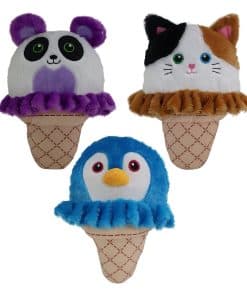 Set de (3) Juguetes de Peluche de Animales en Forma de Cono