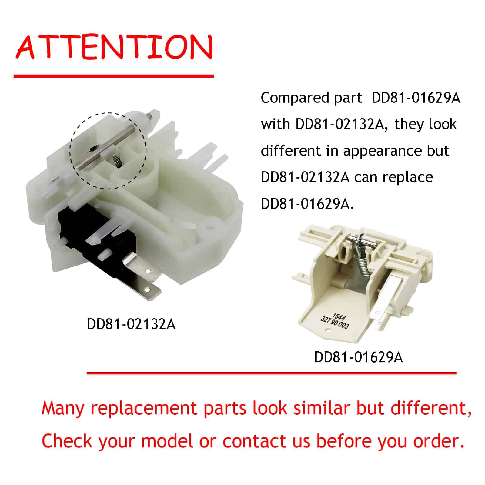 Interruptor de puerta de lavavajillas DD81-02132A - DE 1 AÑO - Imagen 6