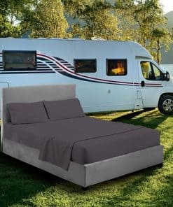 Juego de sábanas Silentnight RV King (72X80) color gris