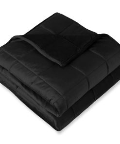 Manta Ponderada Bare Home Tamaño Queen 17lb -Negro