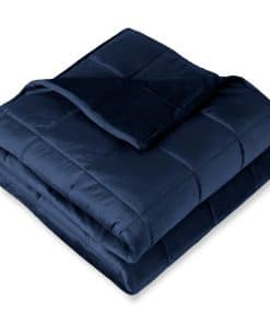 Manta Ponderada Bare Home Tamaño Individual -Azul Oscuro