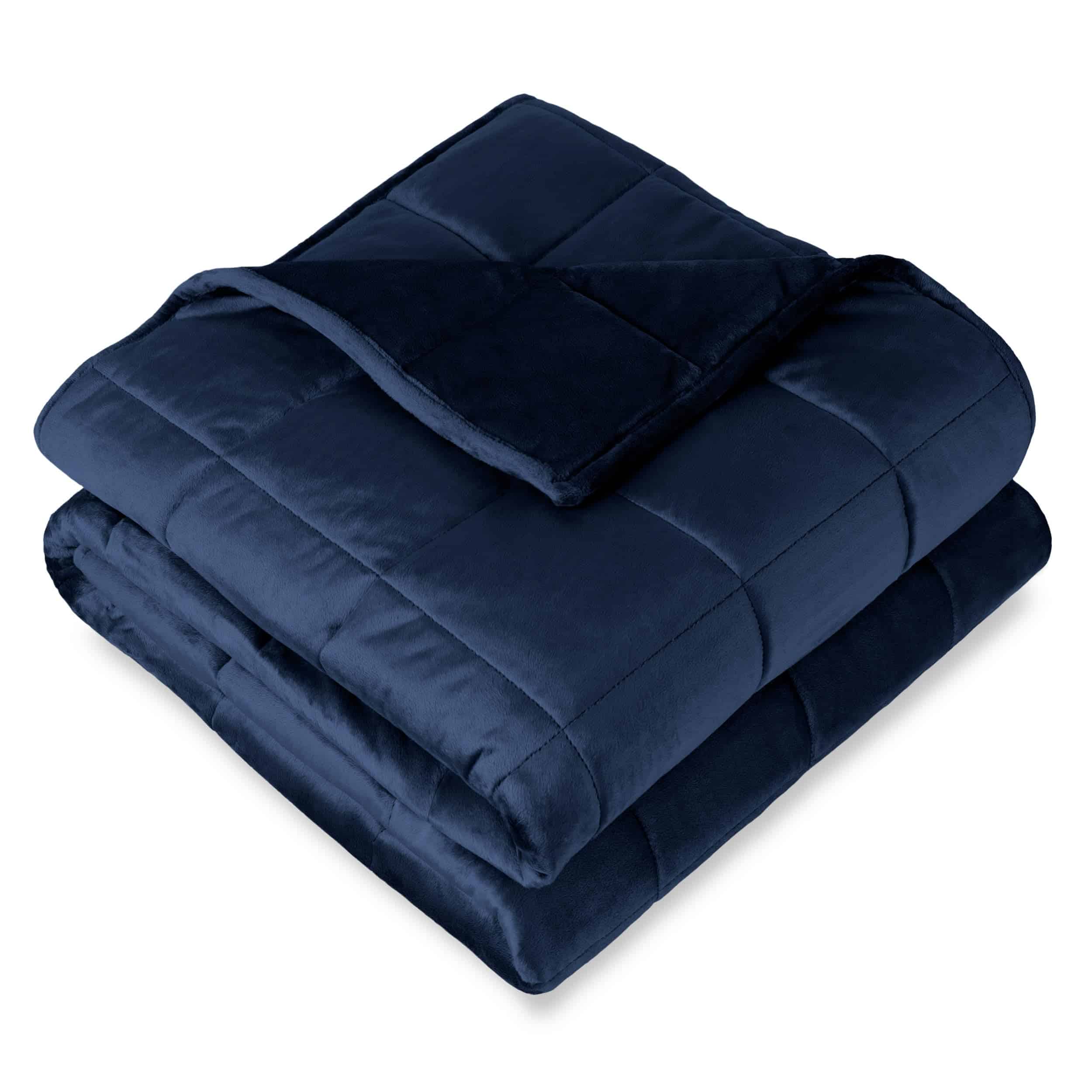 Manta Ponderada Bare Home Tamaño Individual -Azul Oscuro