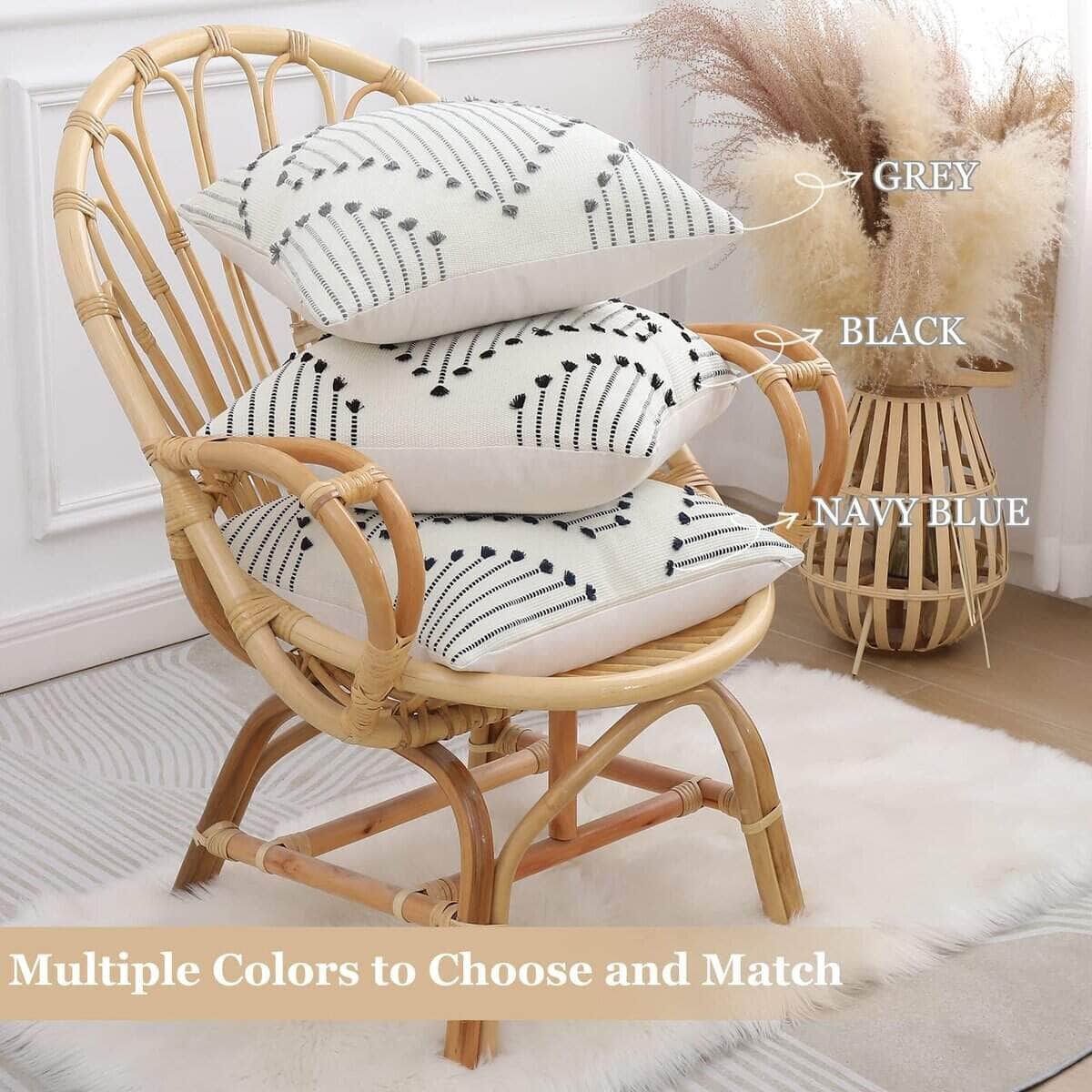 Juego de 2 Fundas de Cojín Boho Mecatny 12X20, Fundas de - Imagen 6