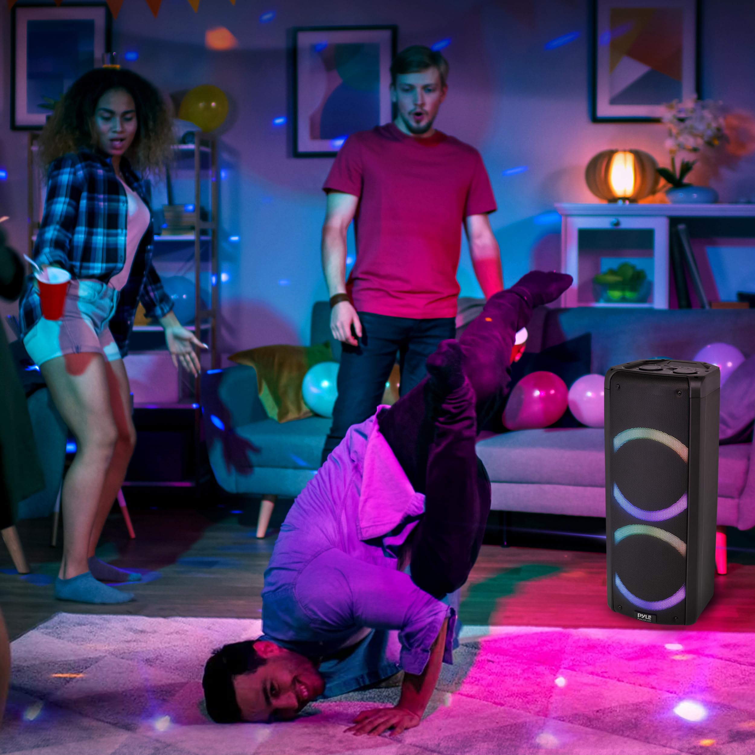 Bocina PA Portátil Bluetooth Pyle - 240W Dual 6.5" - Imagen 8