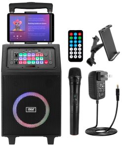 Sistema de Altavoz de Karaoke Portátil Pyle - Altavoz