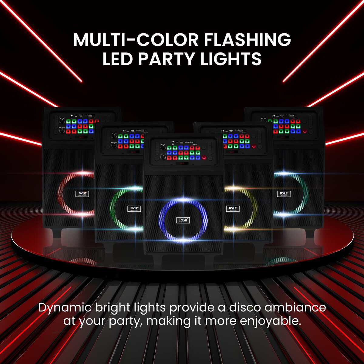 Sistema de Altavoz de Karaoke Portátil Pyle - Altavoz - Imagen 5