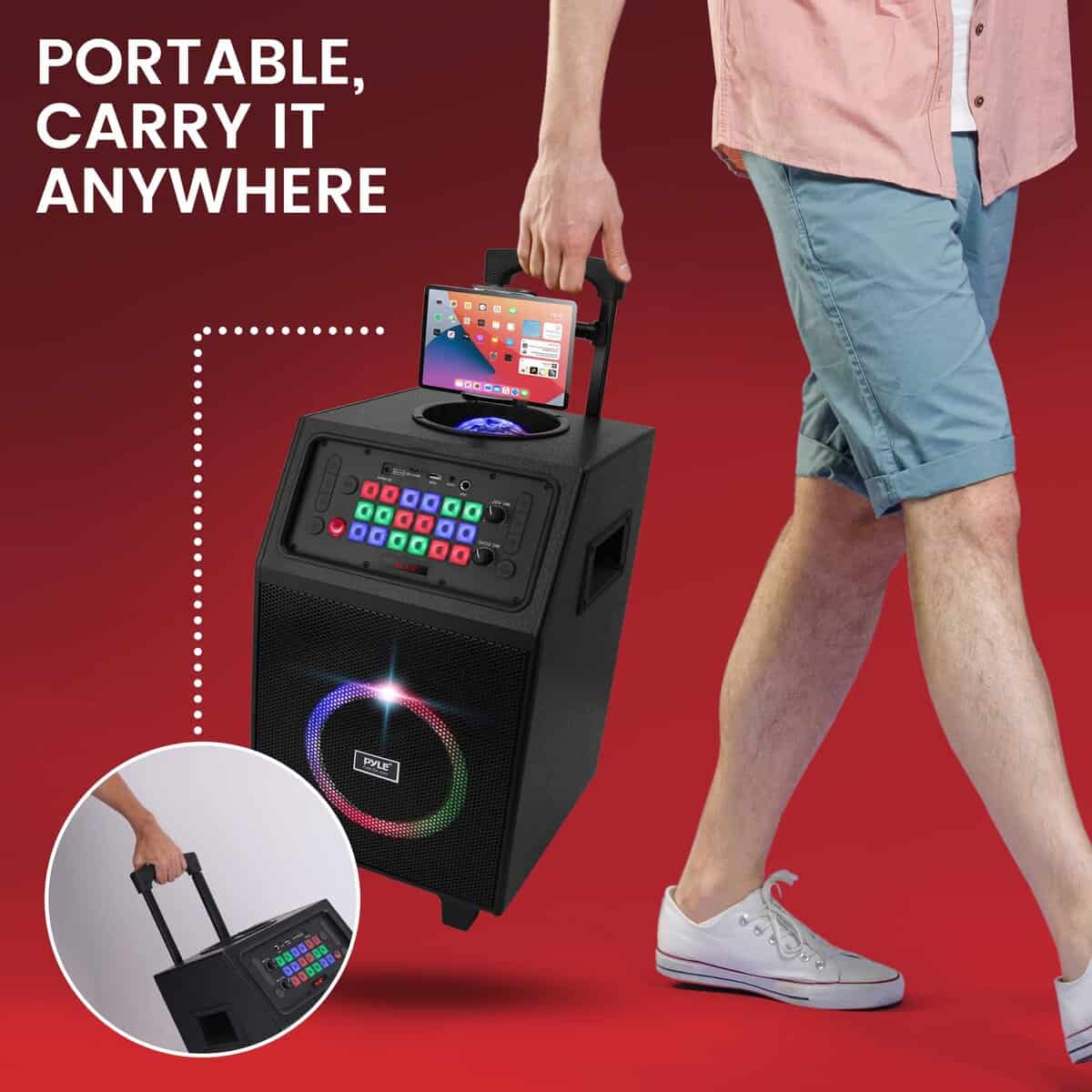 Sistema de Altavoz de Karaoke Portátil Pyle - Altavoz - Imagen 7