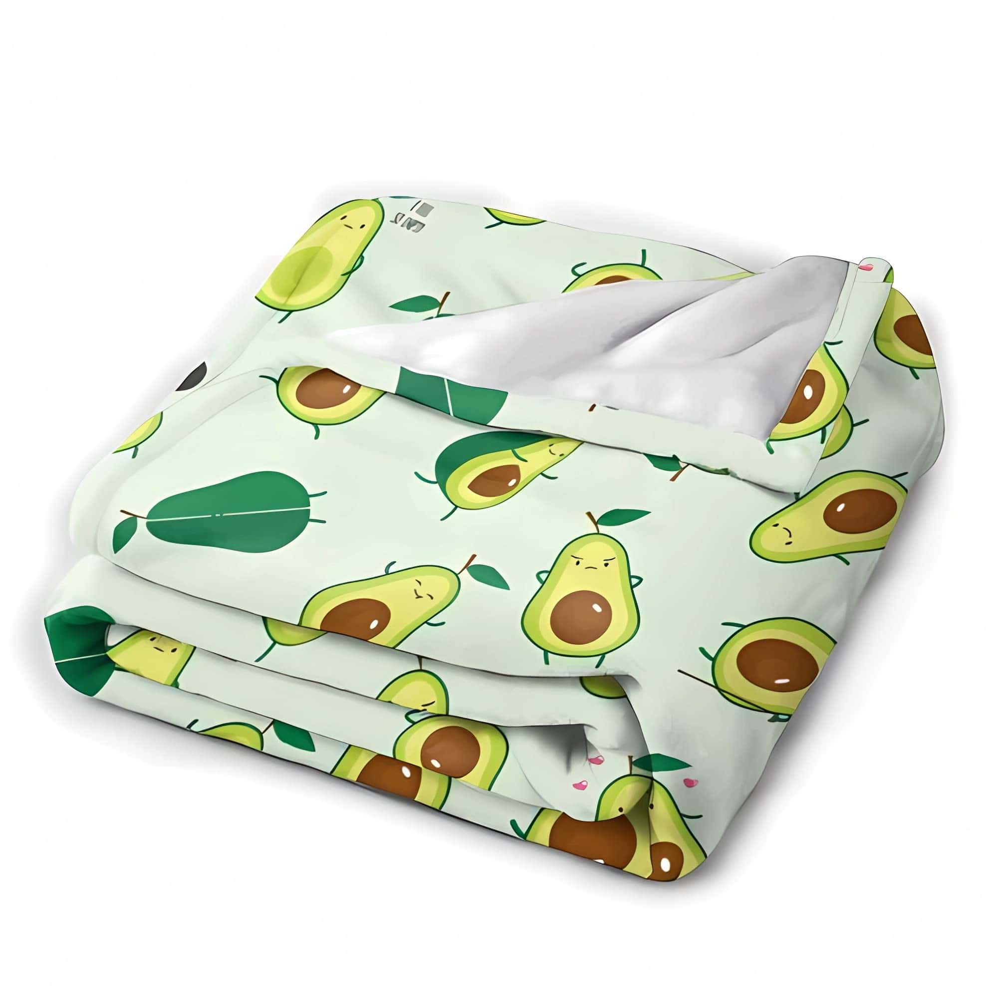 Manta Majoug de Avocado Cute and Simple Patrón Suave y - Imagen 8