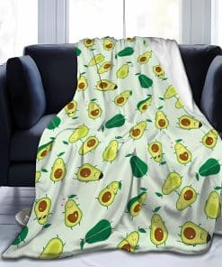 Manta Majoug de Avocado Cute and Simple Patrón Suave y