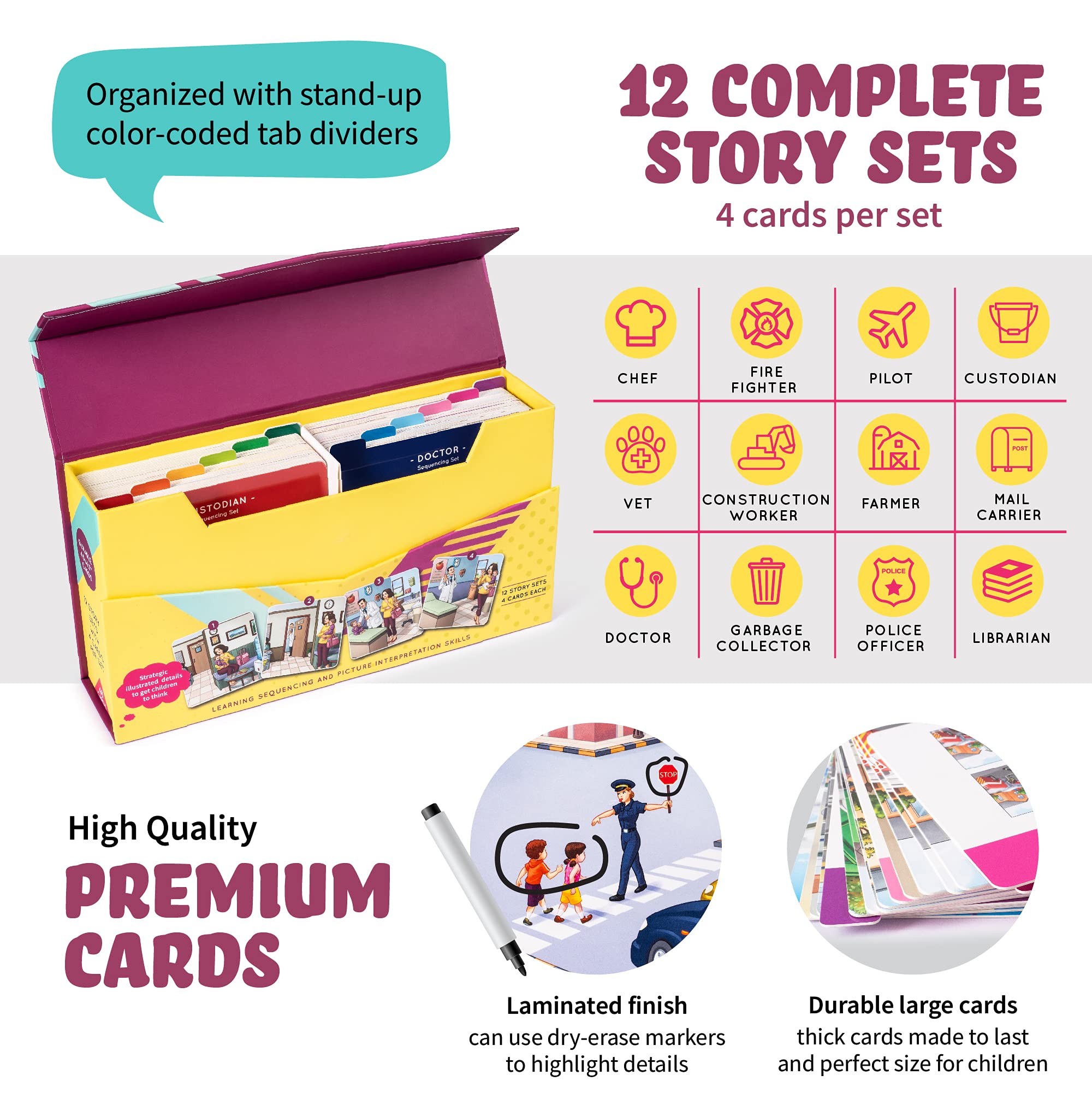 Juego de Cartas de Historias para Niños. Cartas de - Imagen 4