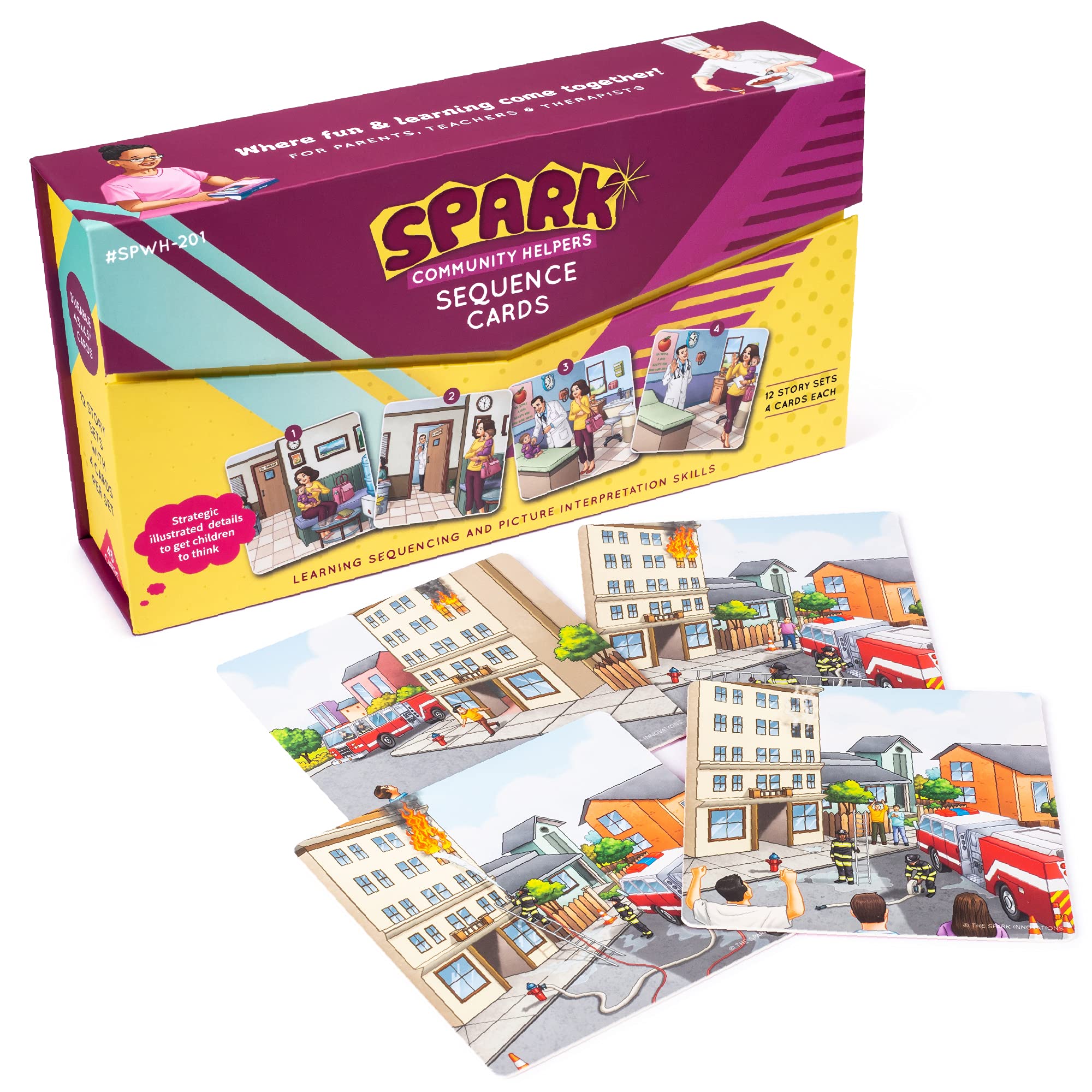 Juego de Cartas de Historias para Niños. Cartas de