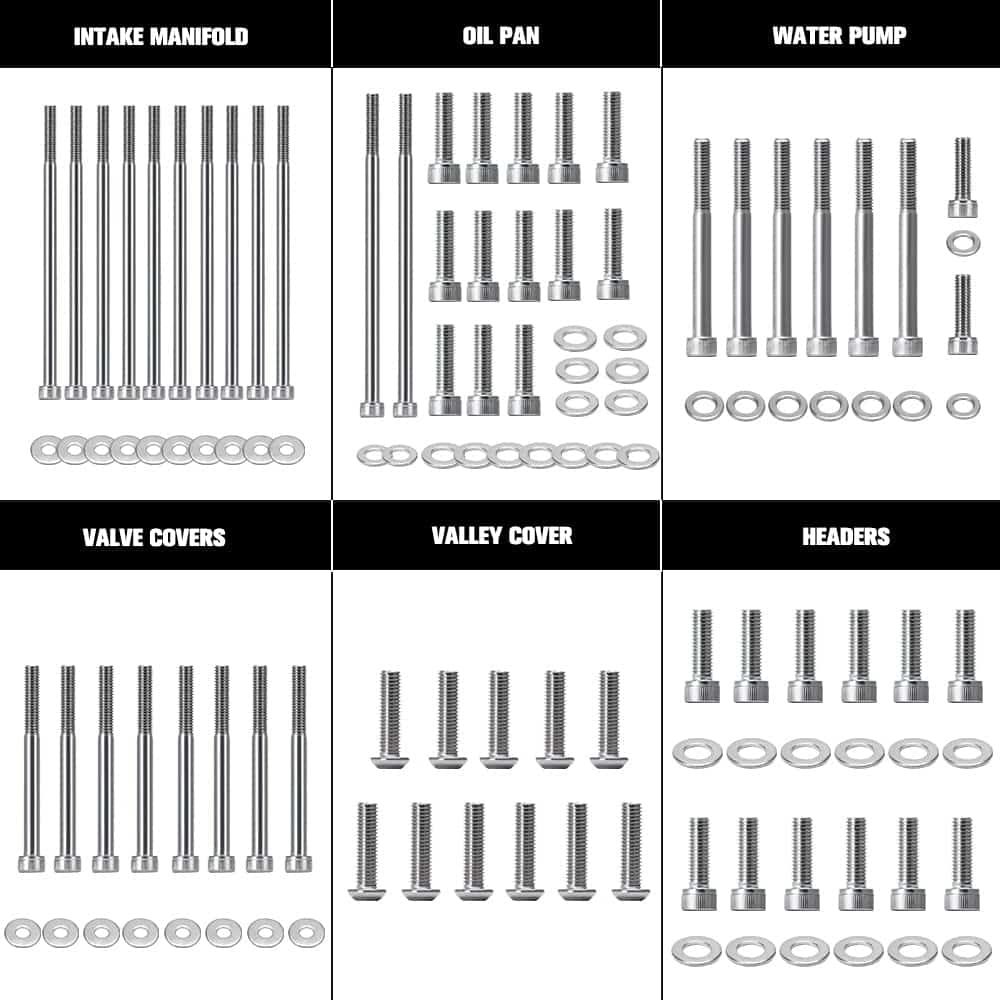 Kit de Pernos de Acero Inoxidable LS LS1 LS6 para Motor Kit - Imagen 5