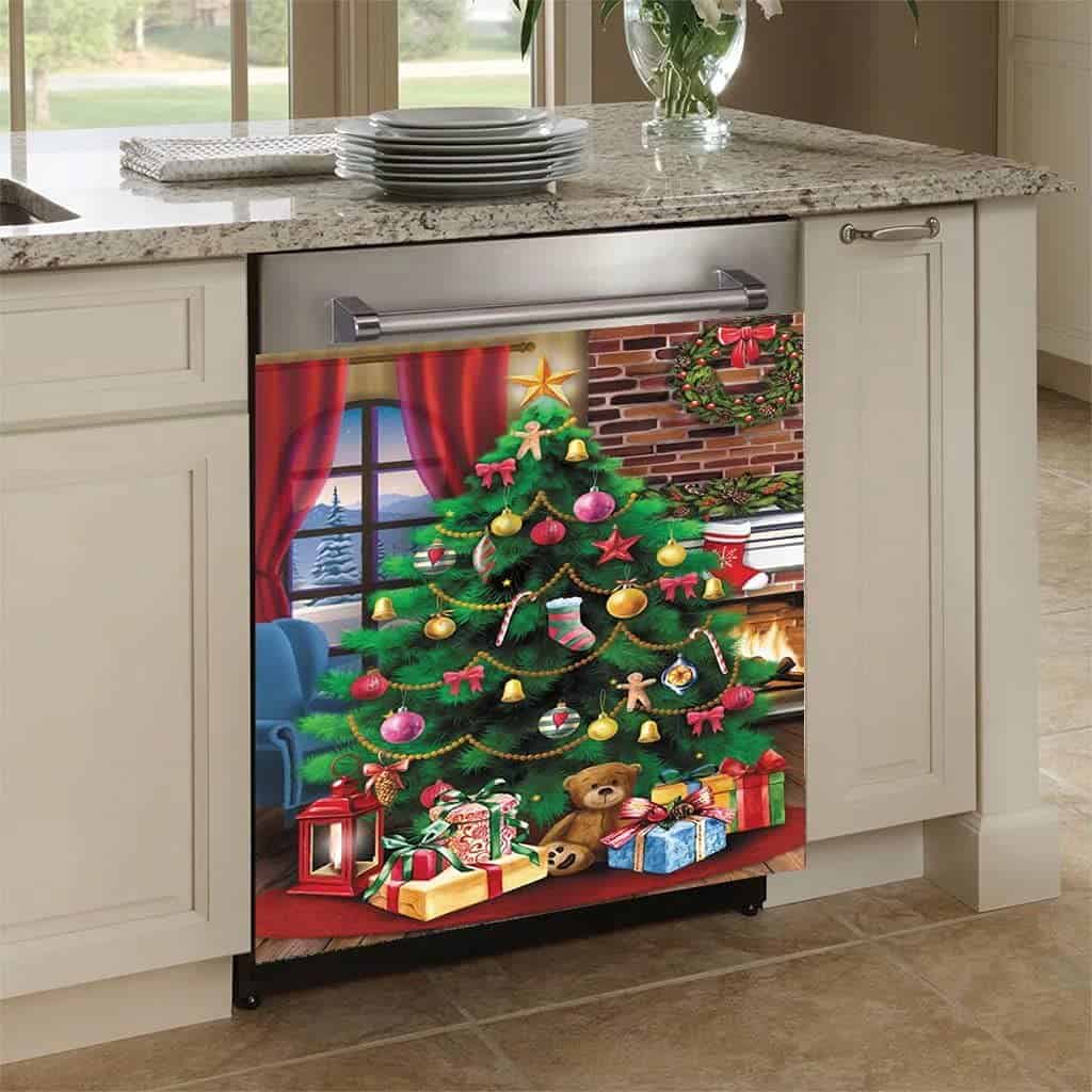 Pegatinas magnéticas para lavavajillas con diseño de árbol - Imagen 3