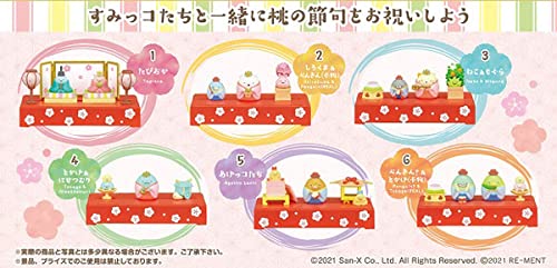 Caja de Producto Sumikko Gurashi Hinamatsuri, 6 Tipos, 6