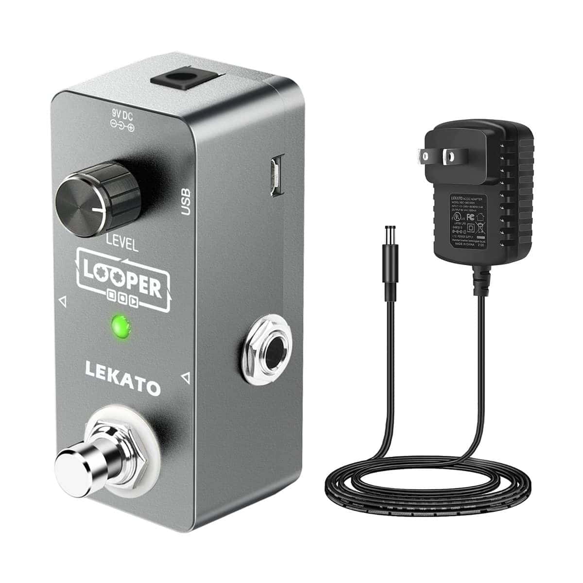 Pedal de Efecto de Loop para Guitarra LEKATO Loop Pedal