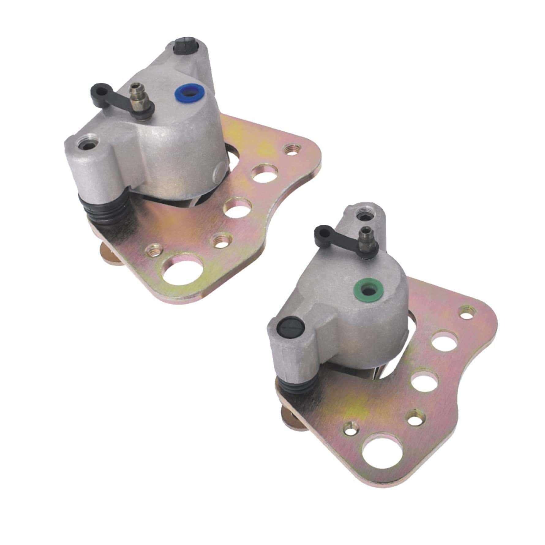 Calipers y Pastillas de Freno Delanteros Izquierdos y