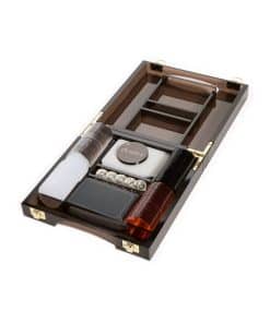 Juego de póker de edición limitada Lucite Whiskey Noir