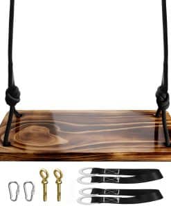 Columpio de Árbol de Madera, Micsci Columpio Colgante de