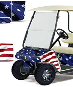 Kit de gráficos adhesivos para carrito de golf AMR Racing