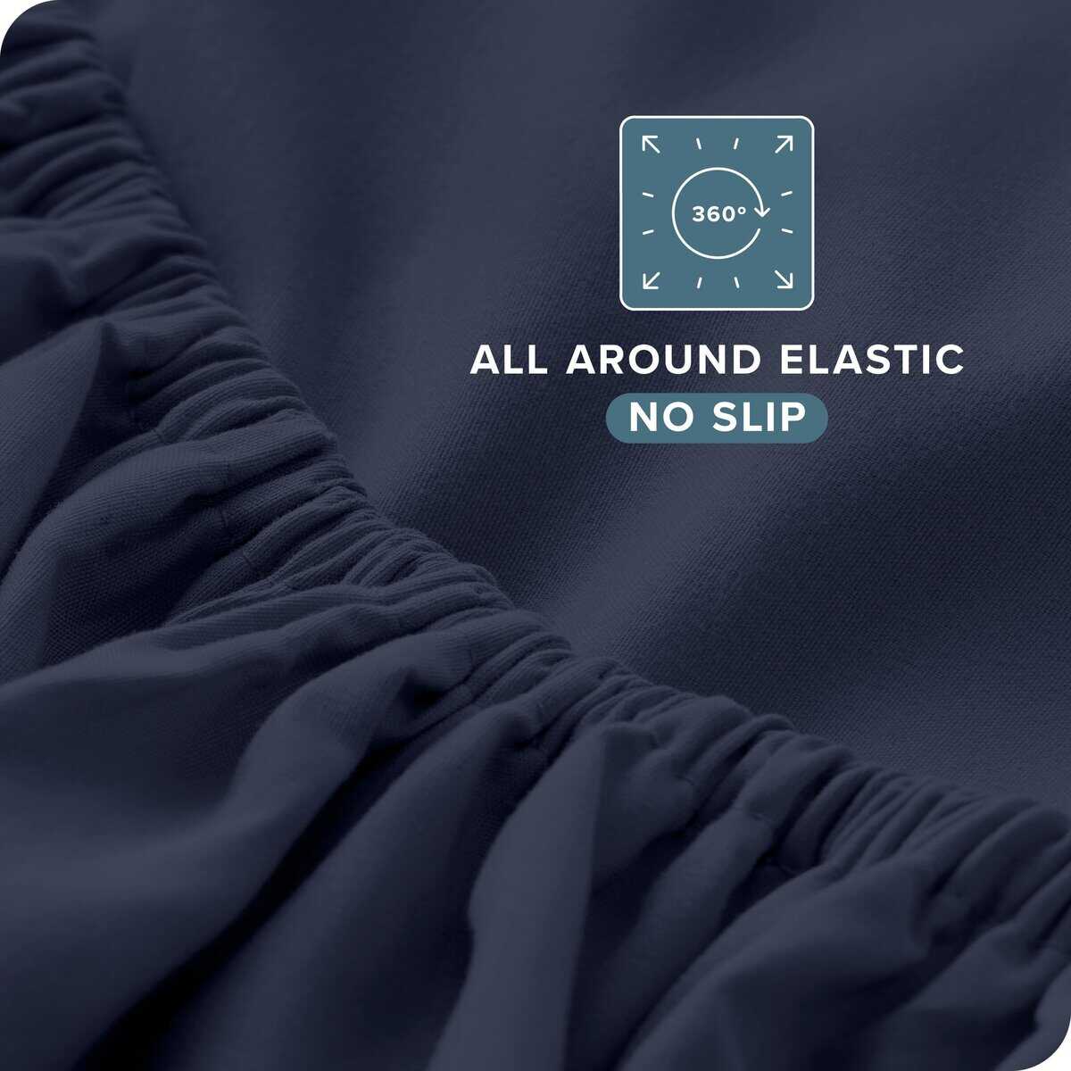 Juego de sábanas completo XL Twin Bare Home - Lujo 1800 - Imagen 7