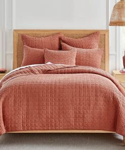 Levtex Home - Mills Waffle - Juego de Edredón -Adobe