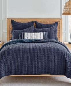 Levtex Home - Mills Waffle - Juego de -Azul Marino