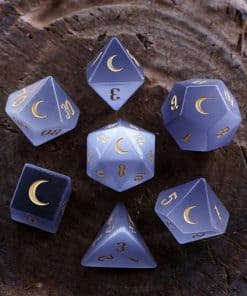 Conjunto de Dados DND LANGWEI de 7 Piezas en Bonito Gris