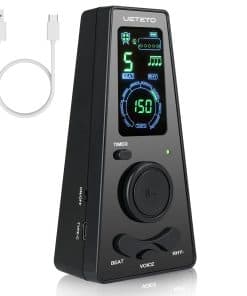 Metrónomo Digital Ueteto con Temporizador, Conteo Vocal en
