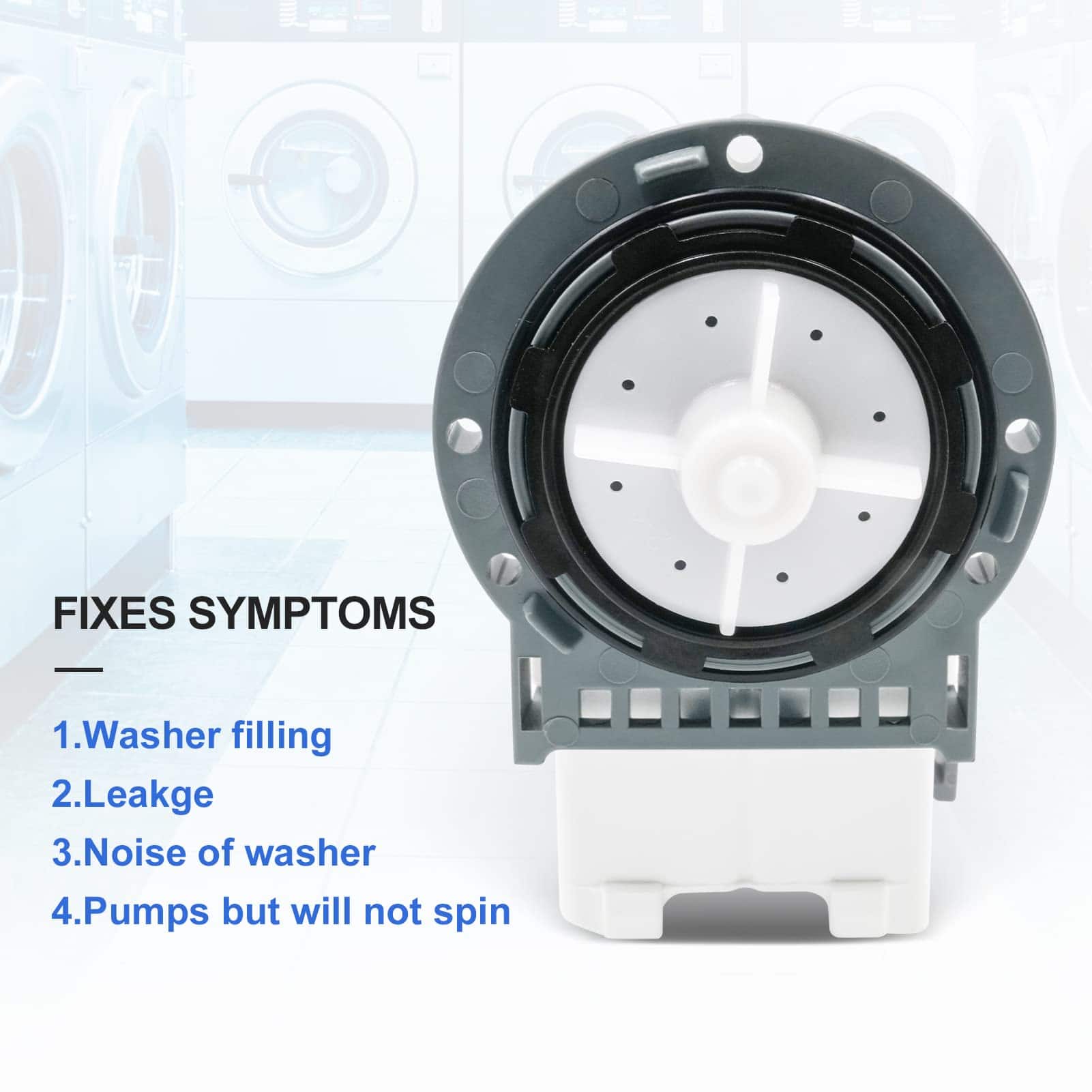 Motor de Bomba de Drenaje para Lavadora OEM DC31-00178A - Imagen 4