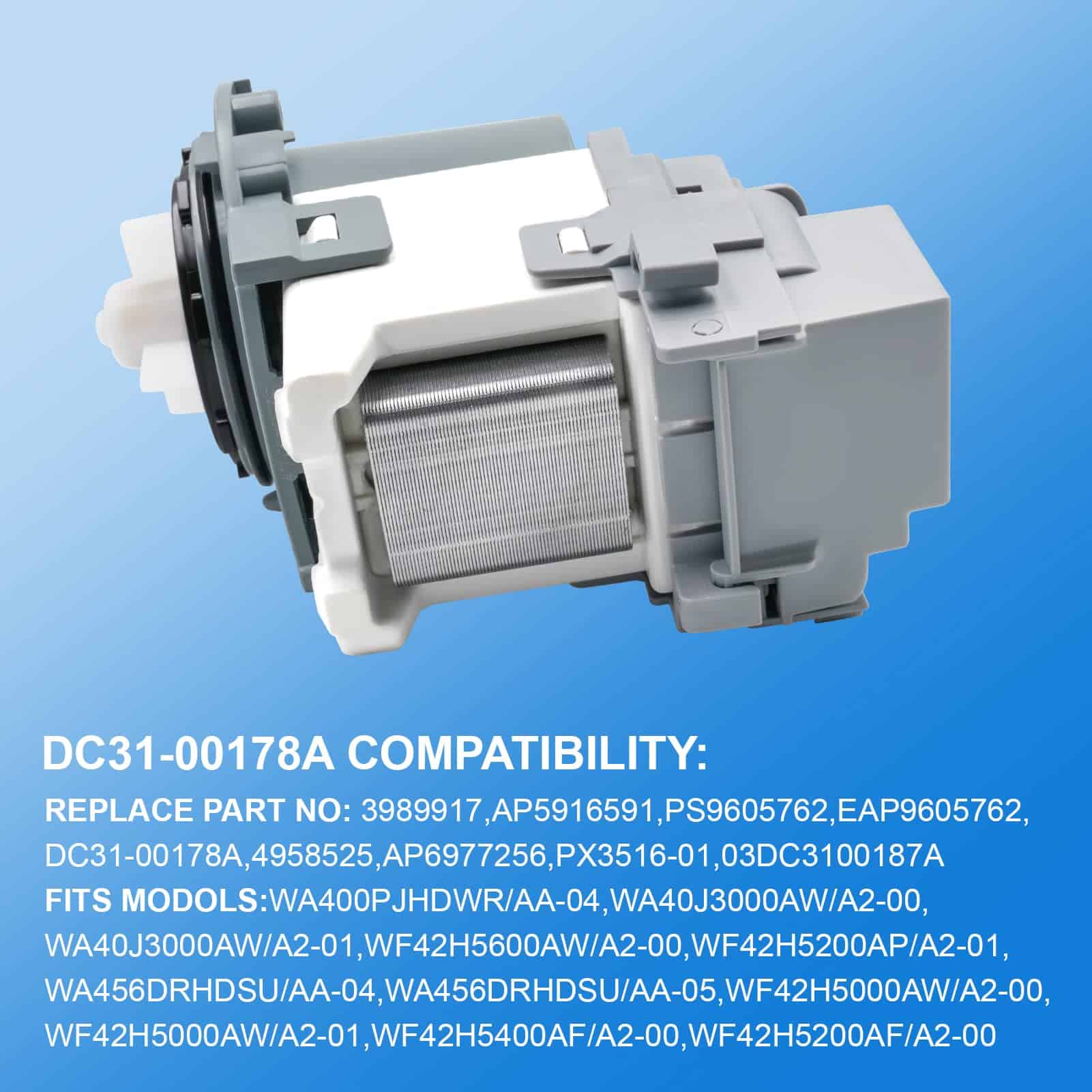 Motor de Bomba de Drenaje para Lavadora OEM DC31-00178A - Imagen 5