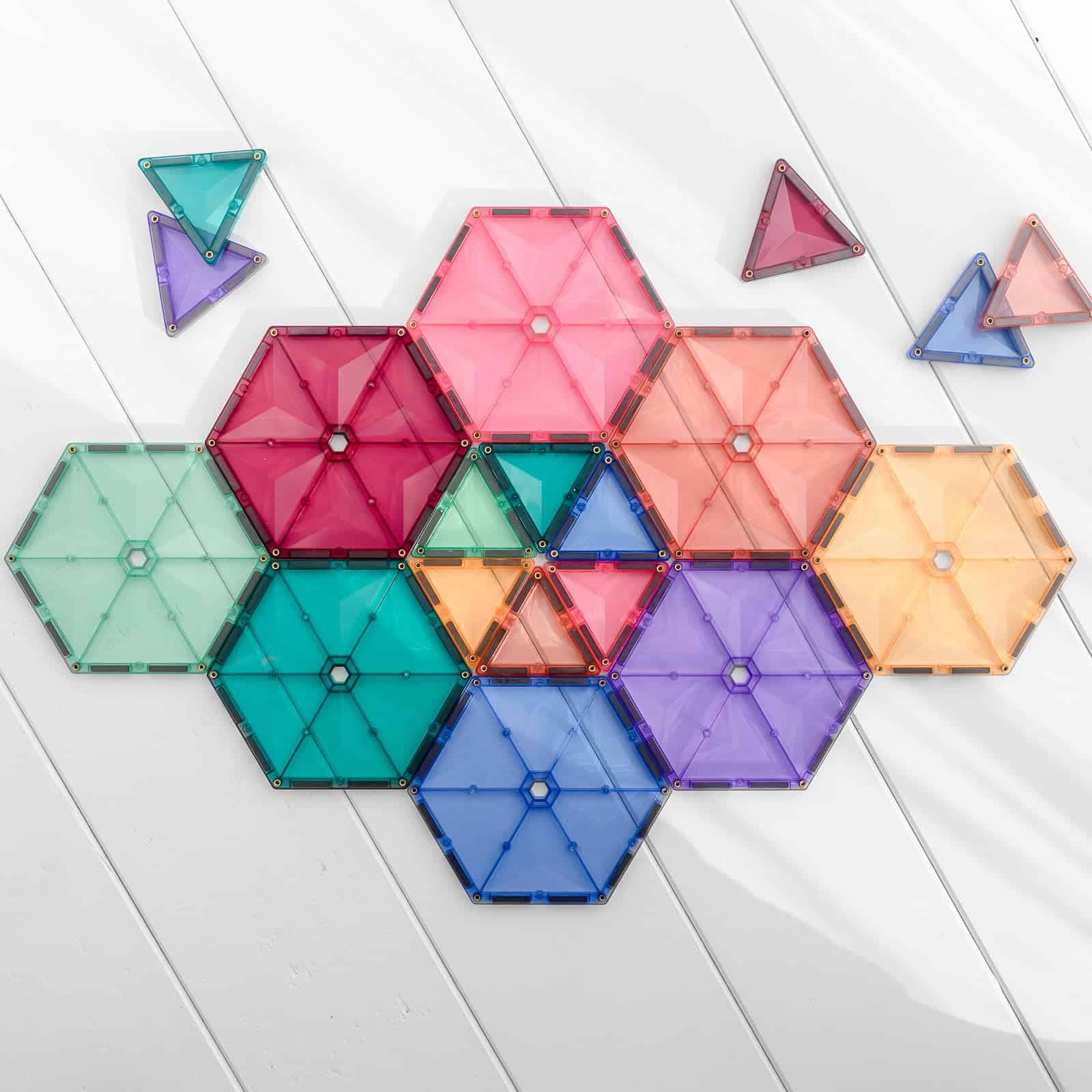 Set de Geometría Connetix Magnetic Tiles Pastel, 40 Piezas - Imagen 6