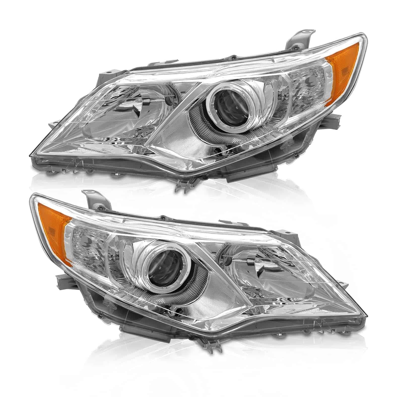 Conjunto de faros delanteros de repuesto para -Cromo