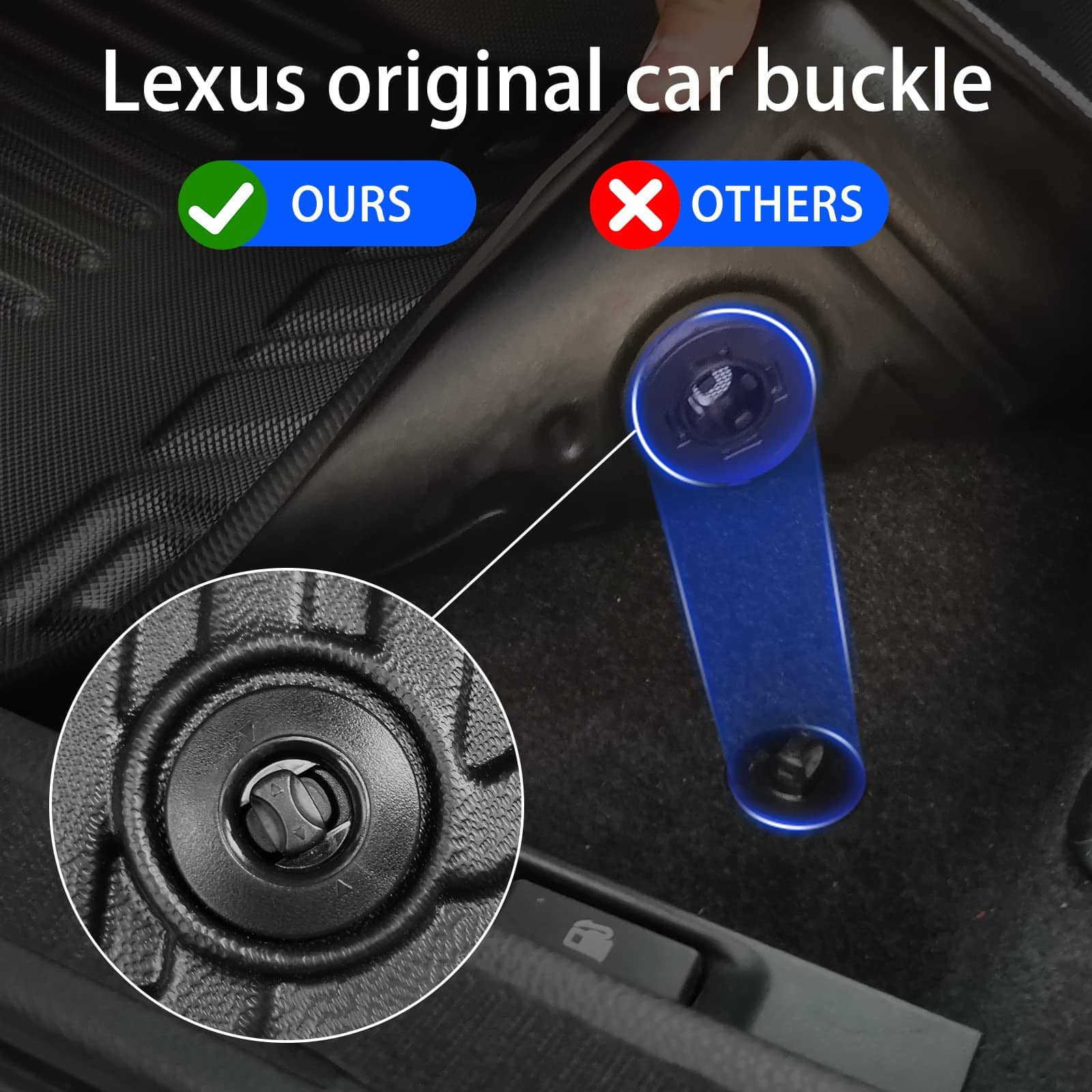 Tapetes de piso para automóviles para Lexus UX/UX Hybrid - Imagen 5