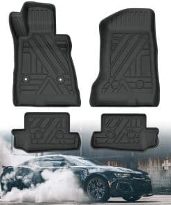Tapetes para piso AOMSAZTO Compatible con Chevy Camaro