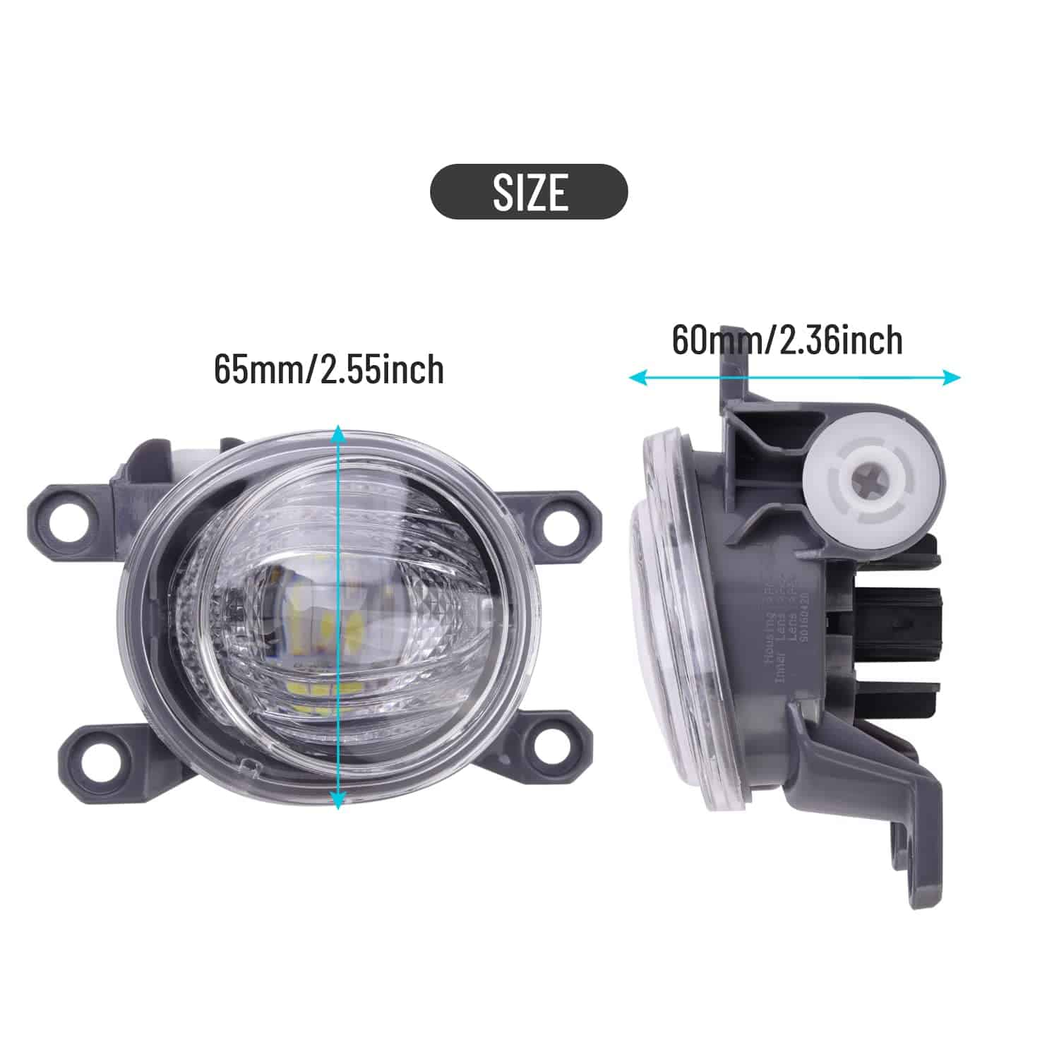 Conjunto de luces antiniebla LED de alta calidad SIEMID - Imagen 3