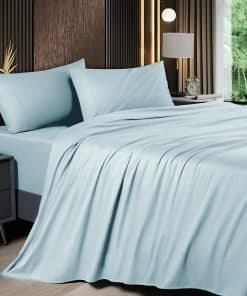 Juego de sábanas California King de 4 piezas Shilucheng,