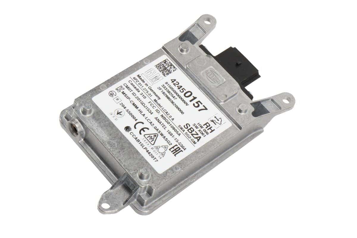 Módulo de Alerta de Detección de Objetos Lado del Pasajero