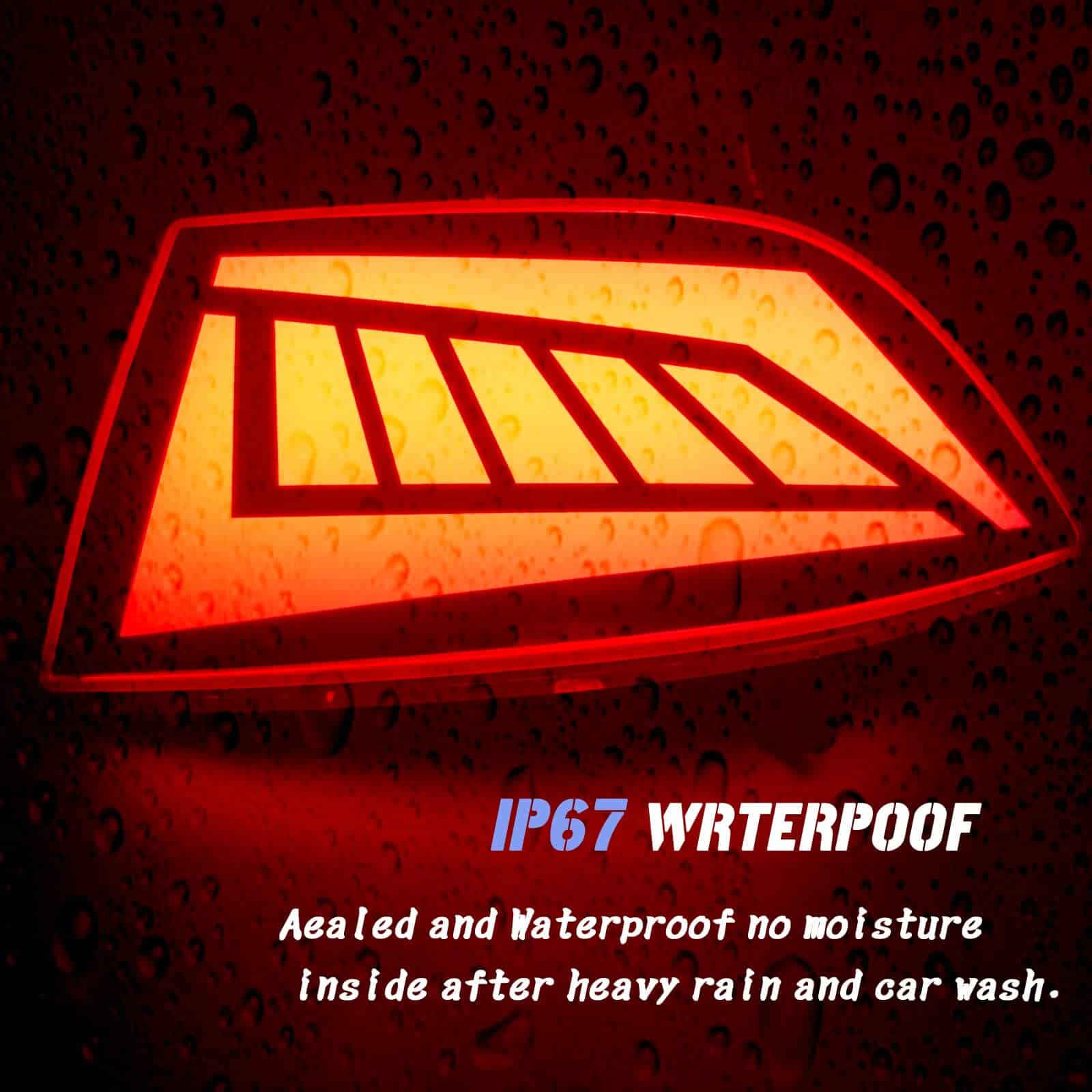 Reflectores de Parachoques Traseros LED Rojos para Honda - Imagen 6