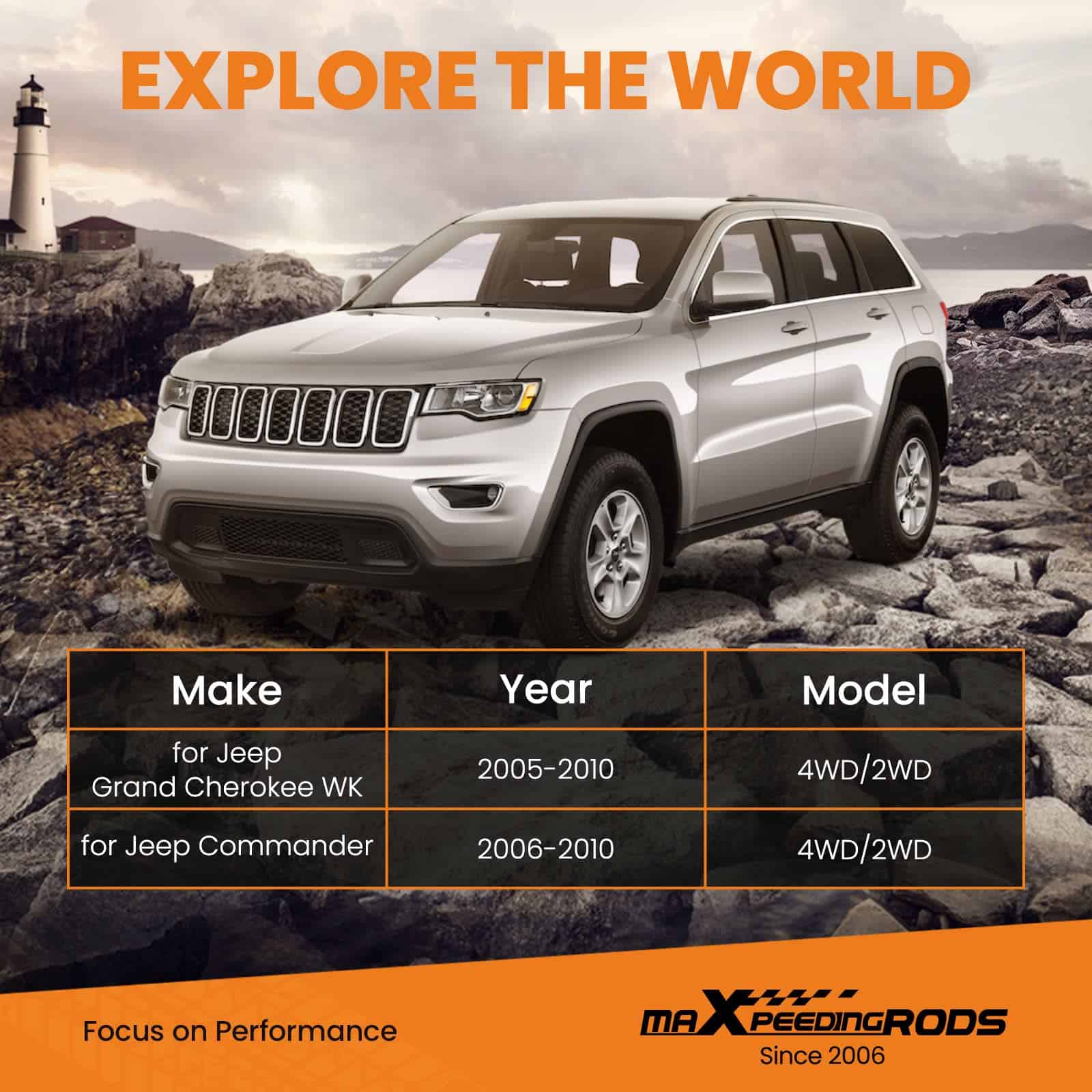 maXpeedingrods Kit de Elevación de 2" para Jeep Grand - Imagen 4