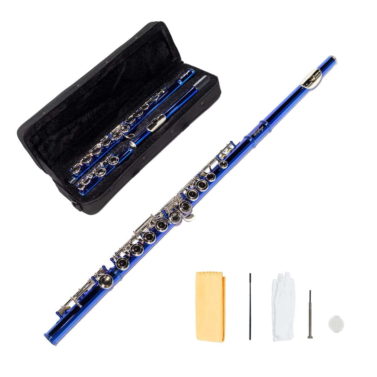 Flauta LeSage en Do de 16 llaves con agujeros cerrados de - Imagen 10