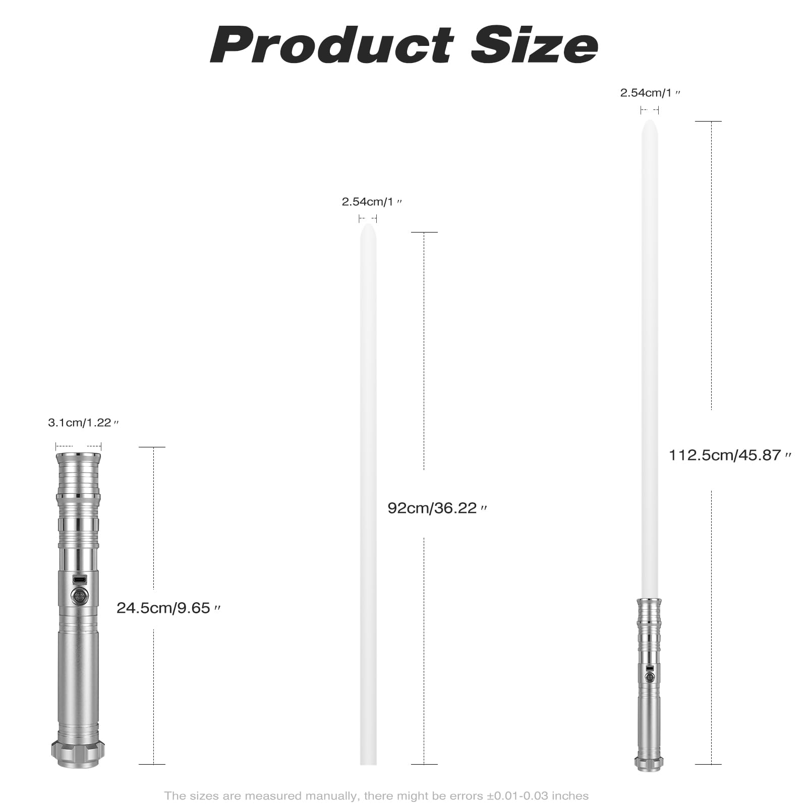 SABLE DE LUZ RGB Personalizado 12 Cambio de Colores, 4 - Imagen 4