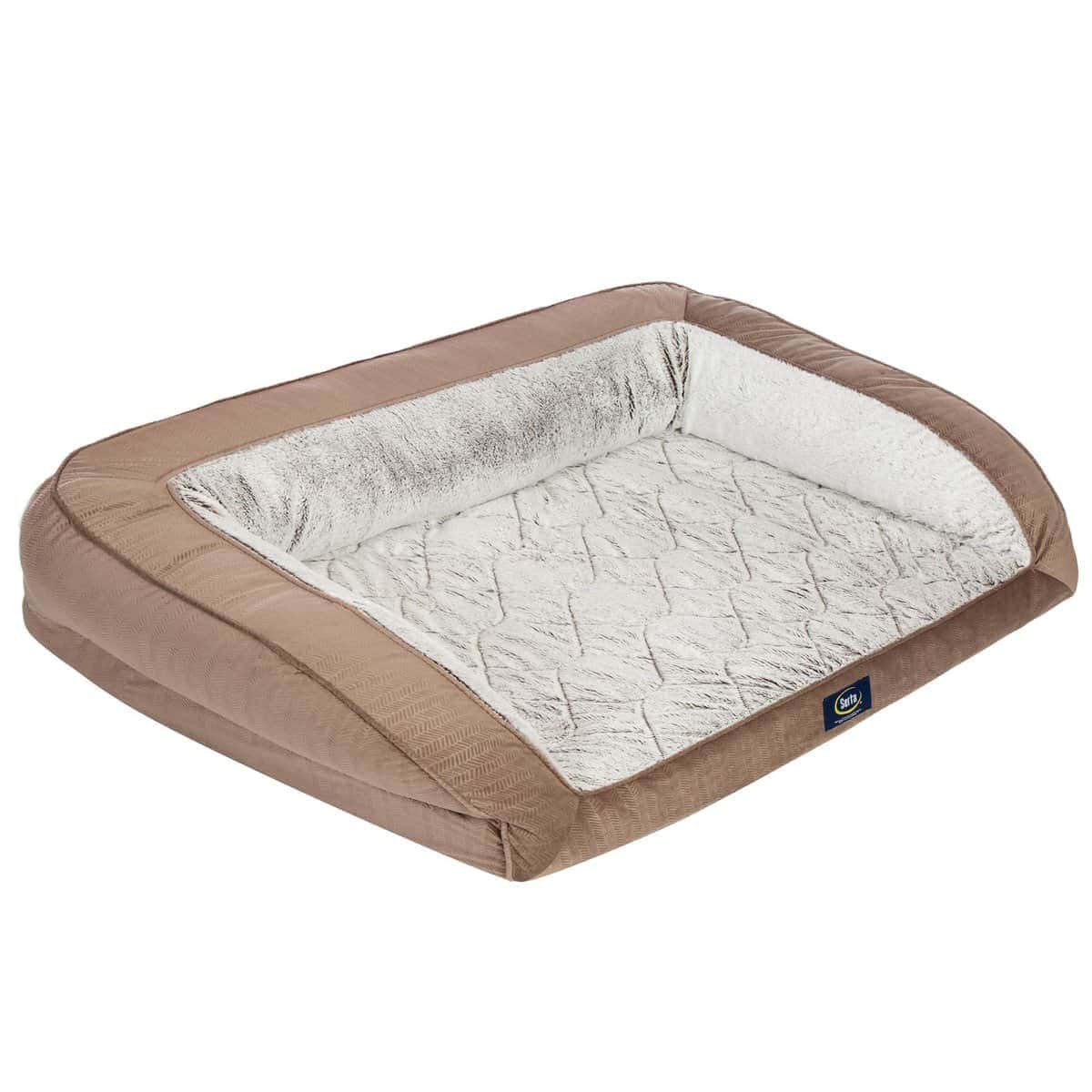 Cama de Perro Serta Ortopédica Acolchada para Mascotas -