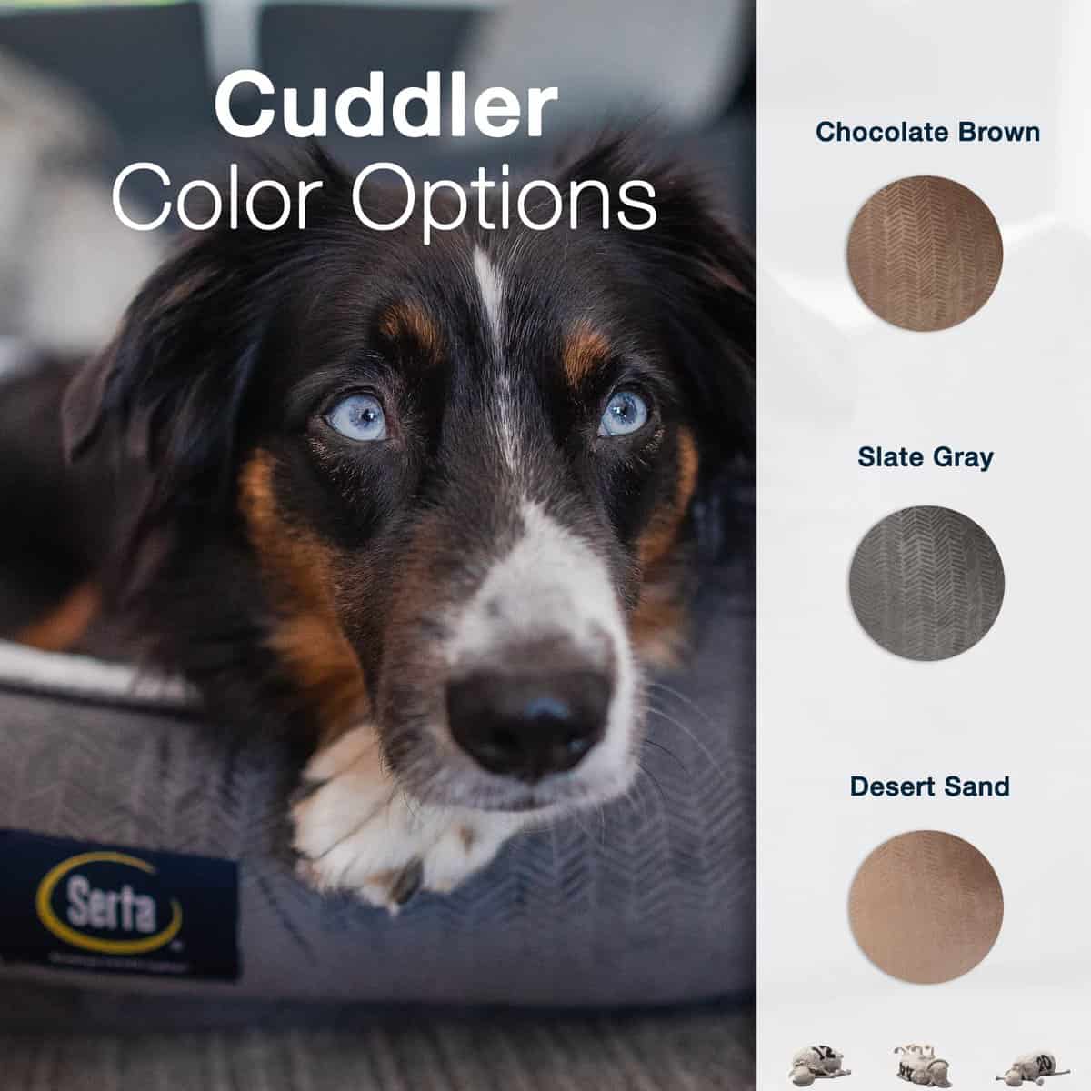 Cama para Perros Serta Orthopedic Cuddler - Arena del - Imagen 8