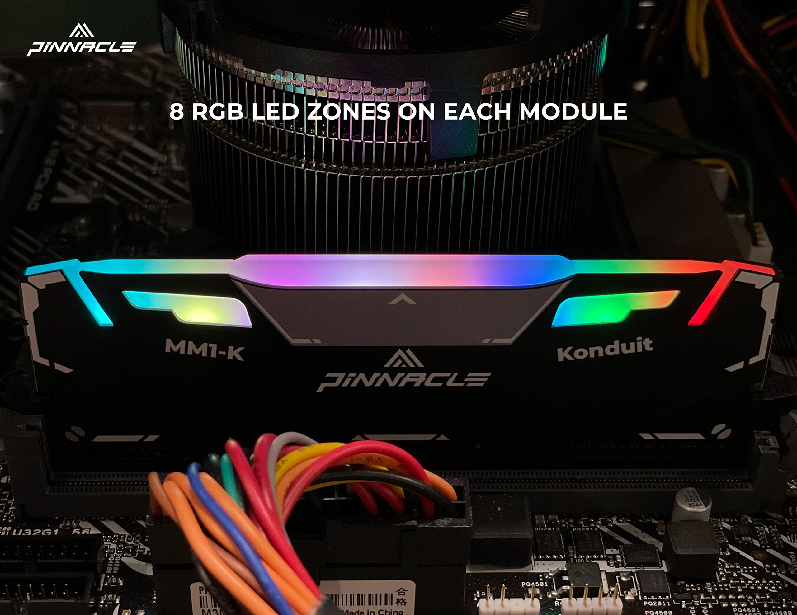 Timetec Pinnacle Konduit RGB 16GB KIT(2x8GB) DDR4 3200MHz - Imagen 6