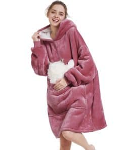 Manta con Capucha Aemilas - Sudadera de Manta de Sherpa