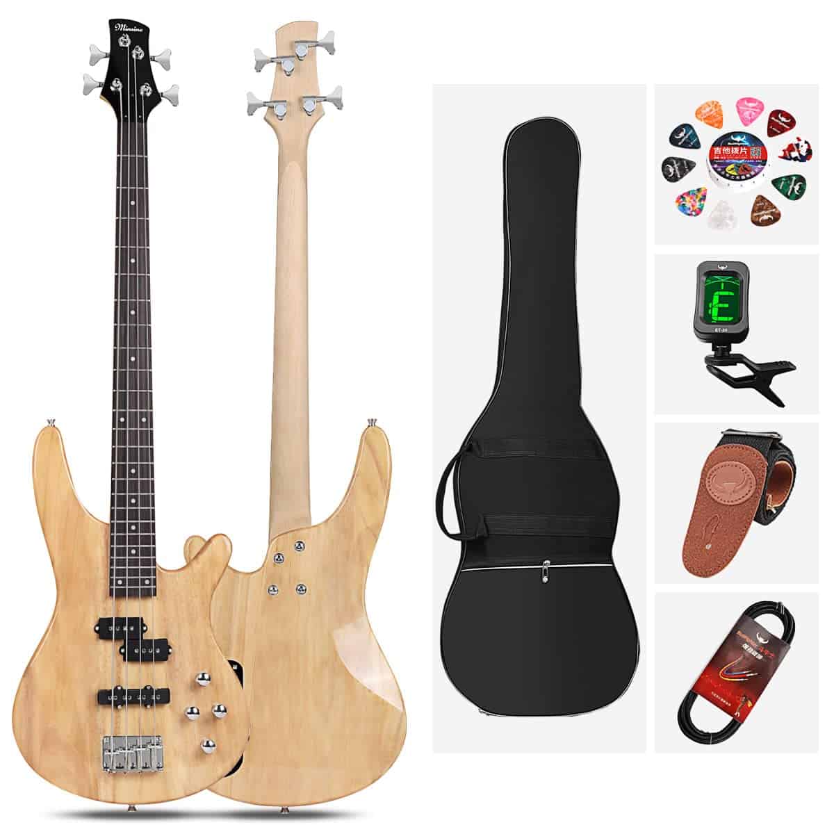 Bajo eléctrico de 4 cuerdas tamaño completo P Bass kit para - Imagen 8