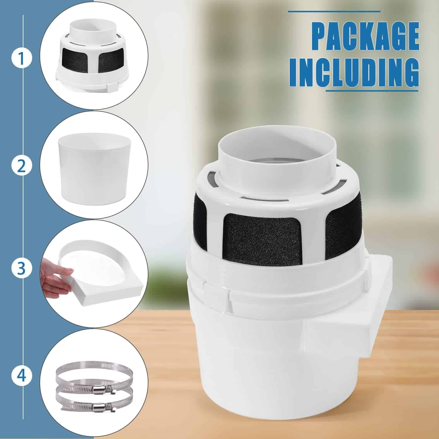 Kit de ventilación de secadora interior NOORNY 3 en 1 con - Imagen 5